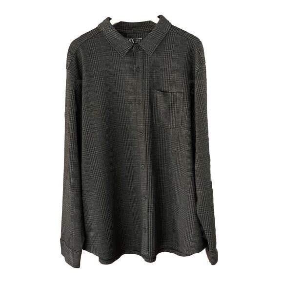 VRST Shirt Soft Stretch Long Sleeve Plaid Wicking Anti‎ Odor Button Up XXL New - Picture 1 of 9